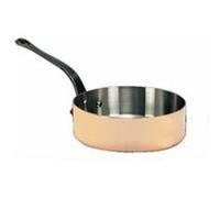 De Buyer Sauteuse Droite Cuivre Inox Et Fonte - O 28 Cm - Orange Et Gris - Tous Feux Sauf Induction Gris