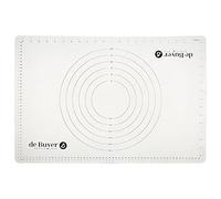 De Buyer - Tapis de préparation anti-adhérent en silicone avec marquages - 60 x 40 cm -, Blanc