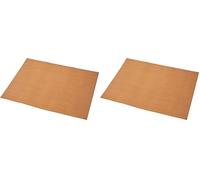 De Buyer - Tissu de cuisson rectangulaire antiadhésif réutilisable - 30 x 40 cm -, Marron (Lot de 2)
