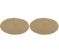 De Buyer - Tissu de cuisson rond antiadhésif réutilisable - Diamètre 26 cm -, Marron (Lot de 2)
