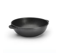 De Buyer - Wok bombé antiadhésif à 2 anses CHOC EXTREME - Diamètre 32 cm -, Noir