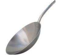 De Buyer Wok pour induction – Inox 18/10 Ø36 cm – Fond sphérique, queue tube inox
