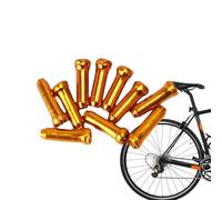 de câble de vélo - d'extrémité Couvercle de câble de frein | Embout de levier de vitesse à sertir en d'aluminium | Cache-fils pour vélo de montagne de route | Pièces