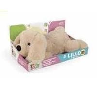 DE. CAR Chien Blanc-Marron Ninna Nanna 40 cm