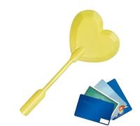 de Carte de crédit - Impression 3D sans Contact pour paiement sans Contact | à Payer avec Motif cœur pour Raves, fêtes, supermarchés, magasins, cafés, transports publics, métros, Bus