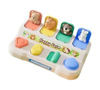 De Cause À Effet - Ensemble De Jeu Interactif De Conception Animale, Outils Sensoriels De Développement Précoce, Accessoires d'apprentissage Amusants, Équipement Éducatif | Jouet Pop Préscolair