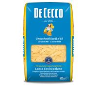 DE CECCO Gnocchetti Sardi N°83 Pâtes Longues 500 g