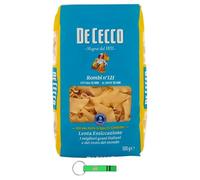 De Cecco Pasta Rombi N°121 Lot de 20 pâtes 100 % italiennes 500 g + porte-clés Beni Culinari