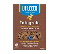 De Cecco Pennoni Rigati n°39 Integrali Lot de 6 pâtes à grains entiers 500 g