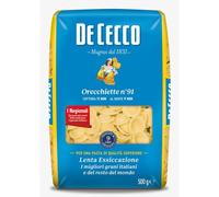 De Cecco Qsx0091 Pâte Alimentaire 500 G Orecchiette Pâtes Courtes