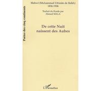 De cette nuit naissent des aubes - Mahwi - L'harmattan - broché - Poésie