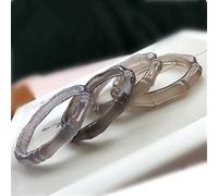 de chalcélet Naturel pour Femmes sculptées à la Main pour Femmes à nœud Bambou à la Main avec ma Petite Amie (Couleur gemme: 57-58 mm)