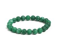 de chalcélet Vert de Gel Naturel Empereur Vert sèche Green de Jade du Cordon de Colorant de Couleur émeraude en Jade (Longueur: 10 mm, Couleur métallique: chalcédoine de Gel)