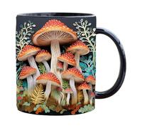 de champignons en céramique - de café de nouveauté 11oz | de thé drôle pour cadeau d'anniversaire, bureau de bureau, cuisine à domicile, amateurs de boissons, mignon drinkware,