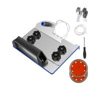 De chanfreinage de carrelage à 45 degrés en acier inoxydable avec 2 scalpels perçus pour une coupe précise de la râpe et une installation professionnelle de chanfreinage de carrelage