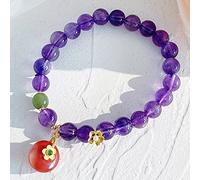 de Charme Feng Shui Amethyst Hetian Jade Yanyuan Agate Bonne Chance pour Les Femmes Bracelettes de Richesse éroche au Large de Talisman pour la prospérité 2025 Bijoux de Luxe