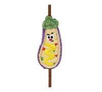 De Chatons | Articles de dentition en luffa interactifs | Petit Distributeur De Friandises Forme Croquette - Pour Petites Moyennes Et Grandes Races Maison Intérieur Extérieur Chambre Jardin Bal