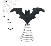 de Chauve-Souris - Décoration Festive en Forme de Chauve-Souris | Mini décoration d'halloween intérieure ou extérieure | Petit Sommet de Sapin de Vacances avec Motif de cheminée, cheminée