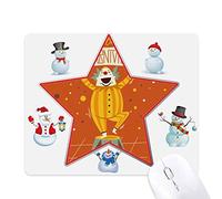de clown joyeux carnaval de venise le bonhomme de neige étoile tapis de souris