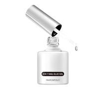 De Colle À Ongles 8 En 1-15 Ml De Dur Builder Press-ons Extension Lider | Brosse Super Forte Dans Le Scellant Pour Les Faux Ongles Idéaux Pour Extensions Conseils Doubles Formes En Strass De