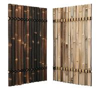 DE-COmmerce Brise-Vue Clôture Gartensichtschutz xxl nigra/NATURE Slim - Nigra, 90x120 cm