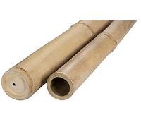 DE-COmmerce Poteaux en Bambou Pied de Bambou Bâtons pour Brise-Vue Clôture Montage Bambou Décoration Tubes Bambou Nature - 8-10 cm