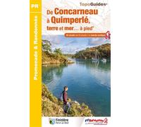 De Concarneau à Quimperlé, terre et mer... à pied: réf. P297