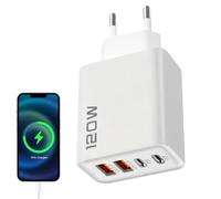 de connecteur Mural - Bloc de Charge Rapide, de fiche Global | Stcdose Conter, Hote Sellapter Papter, 120-W Convertisseur Type C USB, de Bouchon de Voyage p
