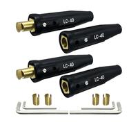 De Connecteurs Câbles Soudage Universels 40 Cuivres Compatibles Avec Plusieurs Calibres Fils Capacité 1/0 À 2/0 (50-70 Mm²) Ensemble Connecteurs D'installation