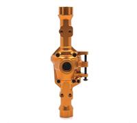 de Coque d'essieu arrière en métal pour 104006 104010 104020 104026 Compatible avec Les pièces de Rechange de Mise à Niveau de châssis de Voiture RC Modification renforcée(Gold)