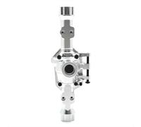 de Coque d'essieu arrière en métal pour 104006 104010 104020 104026 Compatible avec Les pièces de Rechange de Mise à Niveau de châssis de Voiture RC Modification renforcée(Silver)