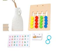 De Correspondance Alphabet 2 en 1 Jouet en Bois éducatif et interactif de