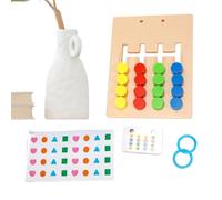 De Correspondance Alphabet 2 en 1 Jouet en Bois éducatif et interactif de