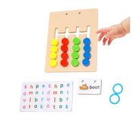 De Correspondance Alphabet 2 en 1 Jouet en Bois éducatif et interactif de