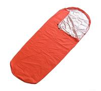 de Couchage Réflecteur Thermique 210x83cm Ultra-Léger de Couchage | Matériau argenté 15D, retient la chaleur corporelle, prévient l'hypothermie, taille 210x83cm, idéal (Orange-red 210cm*83cm)