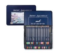 De Couleur Aquarelle Avec Étui En Métal Crayon Pré-affûté Avec Pinceau Fin Pour Livres Coloriage Pour Et Adultes Vibrante