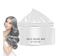 de couleur de cheveux temporaire - Dye capillaire gris argentée | Teinte crème de coiffure lavable | Coloriage instantané Clay, gel de style naturel pour hommes, femmes, âges, utilisation