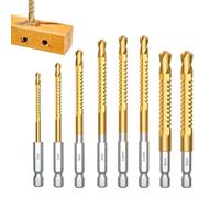 de coupe outils de menuiserie robustes à denture pour perçage | à coupe latérale pour métal 8 pièces pour métal aluminium brique céramique maison garage plomberie