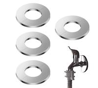 De Couverture Du Robinet De Douche - Bouclier De Soupape D'angle, Garniture De Tuyau De Toilette, Batch De Plomberie Décorative | 4pcs Rague D'écusson Matériau De Finition durabl, Tuyaux Soign