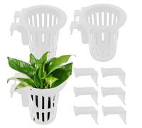 de croissance 'aquaponica - jardin décoratif pour baignoires de poisson, support pour sous-marines | Kit hydroponique compact avec aspiration, tasses pour la culture de l'eau douce