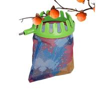 de cueillette de fruits, tige de cueillette de fruits, outil de cueillette d'oranges haut avec sac nano en maille | Outil auxiliaire de cueillette de fruits portable pour avocat, gland
