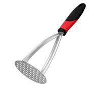 de cuisine en acier inoxydable - Outil de purée intégré, hachoir robuste, à poignée ergonomique, presse-fruits polyvalent pour haricots et avocats | Préparation crémeuse pour