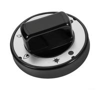 de Cuisinière à pour gaz en Alliage de Zinc 8mm/10mm pour Four et Plaque de Cuisson Remplacement pour robuste Lot de 2(Black (8mm))