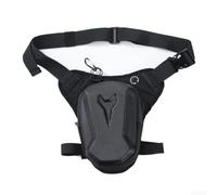 de Cuisse pour moto EVA Double Zip Imperméable de Cuisse pour | Double zip , poche mesh interne, conversion taille pour bandoulière, idéal pour moto et ville(No Logo 20*14.5*8)