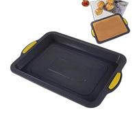de cuisson 1/4 | Ustensile de Cuisine Antiadhésif Rectangulaire Réutilisable | Quart de Moule à Gâteau,Pour Dîners Quotidiens, Fêtes, Rencontres, Brownies, Lasagnes, Viandes, Légumes,