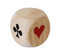 Dé d'Atout de Belote en bois