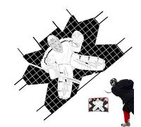 de de But de Hockey de Rue - Tissu Oxford 122 x 183 cm | Cibles de Filet de Hockey | de tir | Entraîneur de Protection pour améliorer la précision, la défense de de But et