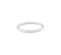 de de Jade Blanc glacé pour Femmes Natural Chalcedony Good Luck Mode Round Jade Stone Bangle for Woman Yoga Meditation Birthday Gift (Yuanyusui Bangle12, 62-63 mm)