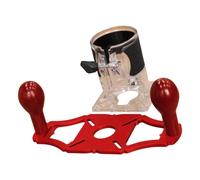 de de pour le travail du bois pour la conversion de la table de toupie, conception en alliage d ' aluminium avec ouvertures fendues, guide de fente de base, fixation de routage de