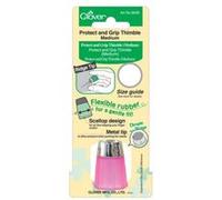 Clover Dé de protection agrippant Moyen 15,5 mm Rose